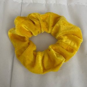 COPY - Yellow Velvet Scrunchie